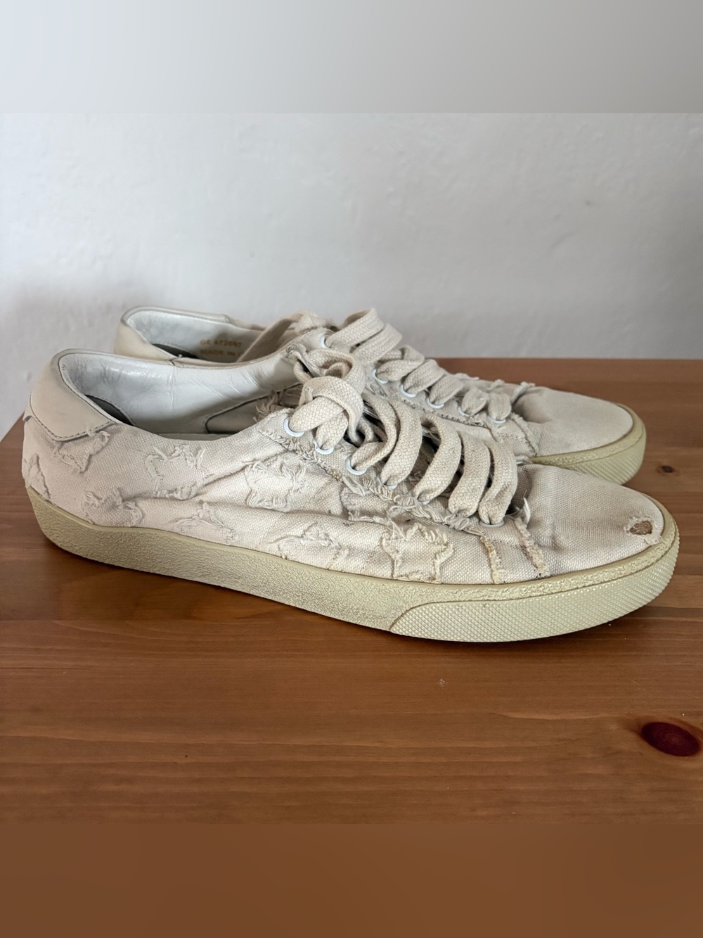 Saint Laurent canvas sneakers